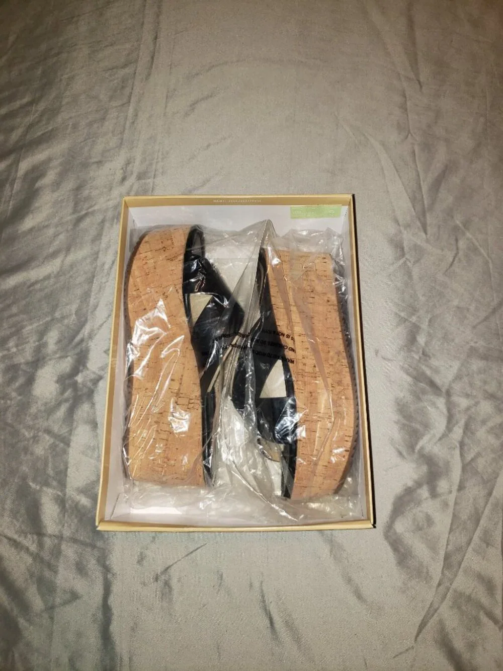 Michael Kors Vivianna Slide Leather Sandals Black 8.5M NIB New